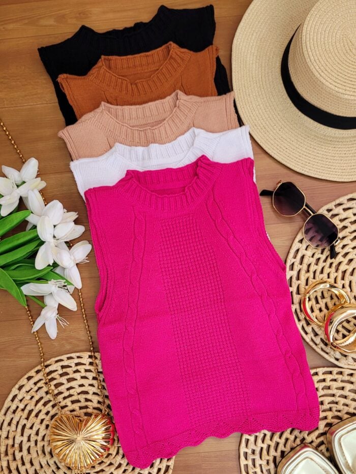 cropped regata tricot modal ref: 040 cropped regata tricot modal ref: 040