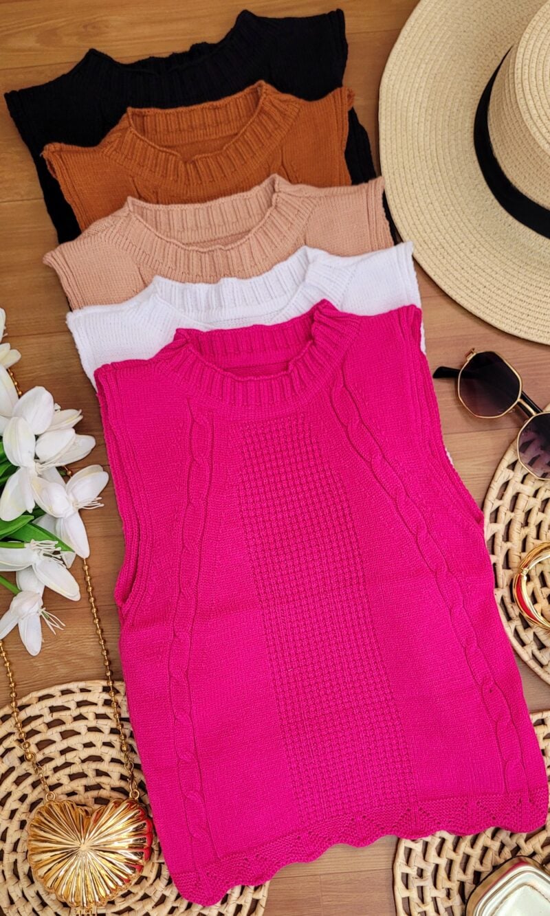 cropped regata tricot modal ref: 040