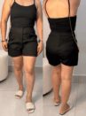 short alfaiataria com detalhes em botões ref: 055