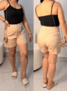 short alfaiataria com detalhes em botões ref: 055