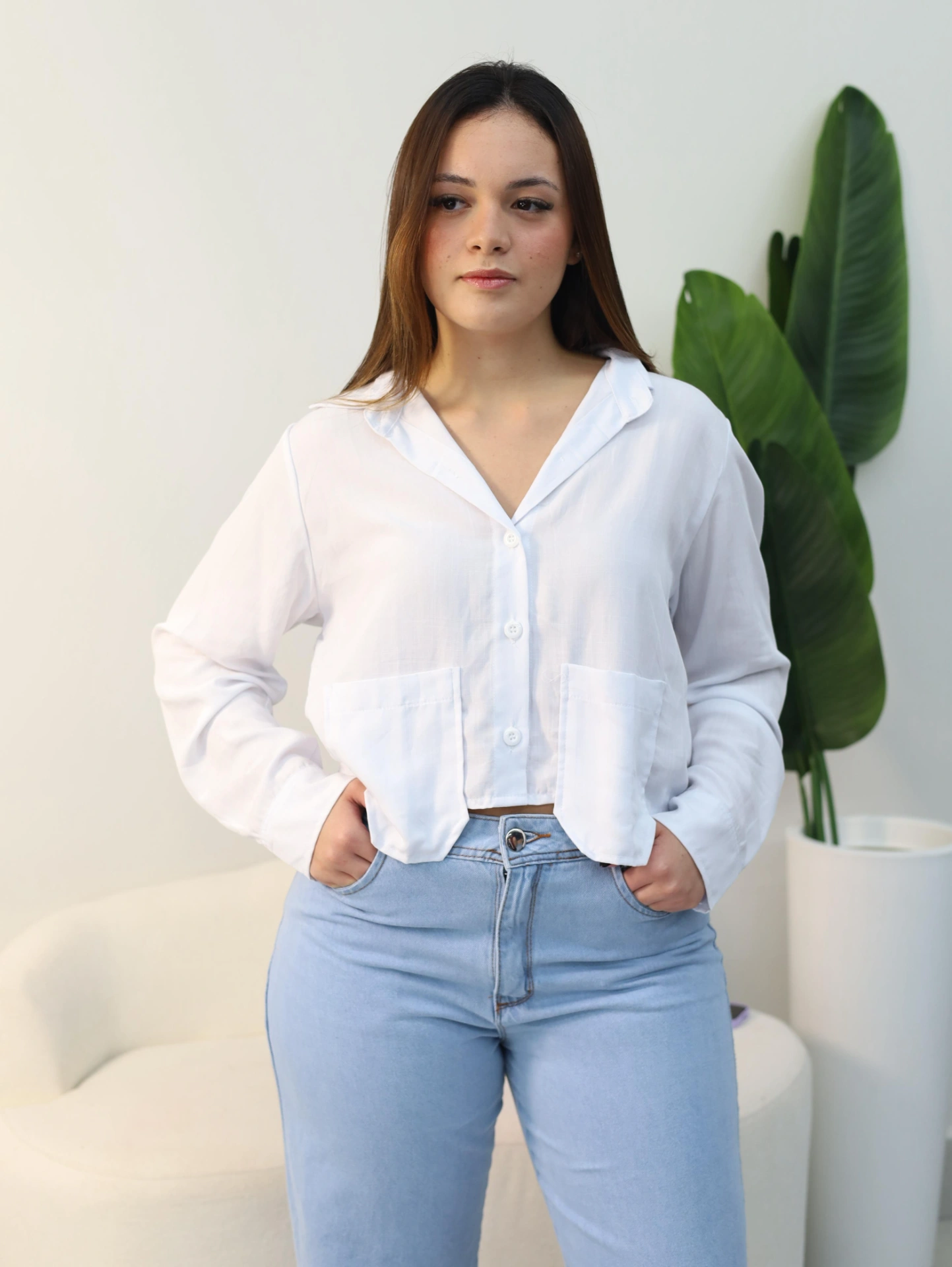 camisa cropped manga longa ref: 103 camisa cropped manga longa ref: 103