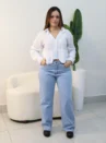 camisa cropped manga longa ref: 103