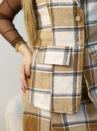 conjunto xadrez colete e short ref:111