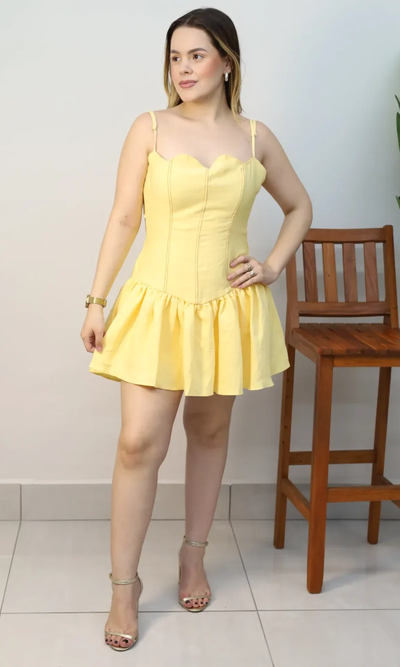 vestido macaquinho curto feminino sensorial elegante primavera verão ref: 219